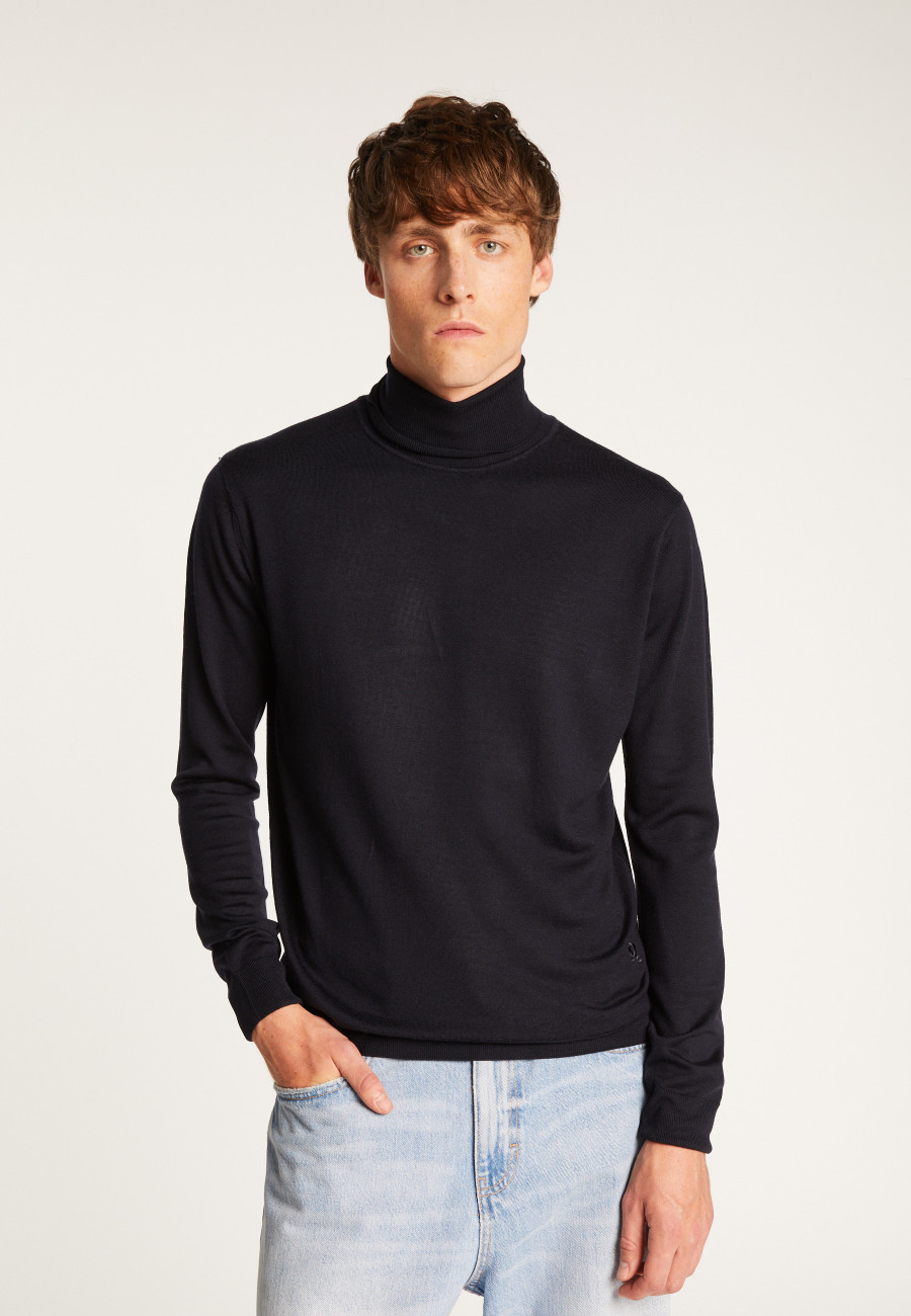 Merino Wool Turtleneck Sweater - Enzo
