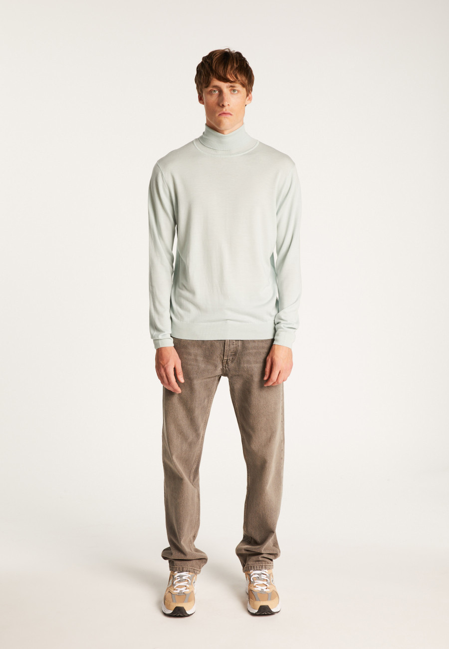 Merino Wool Turtleneck Sweater - Enzo