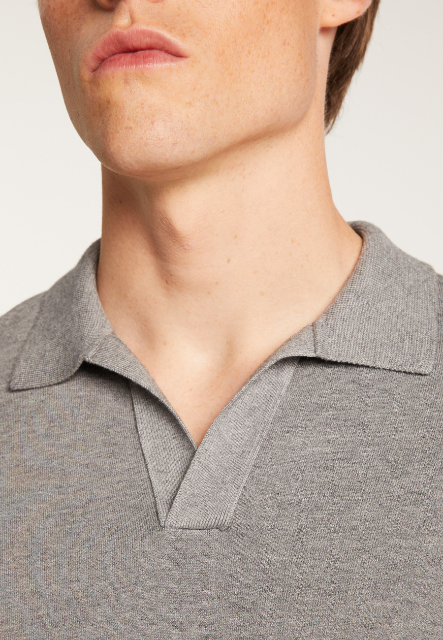 Technical wool polo shirt - Thibaud