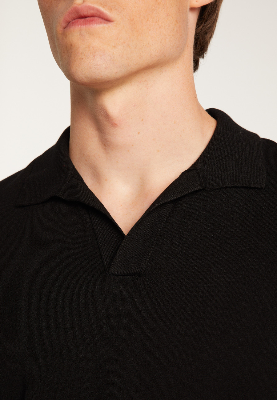 Technical wool polo shirt - Thibaud