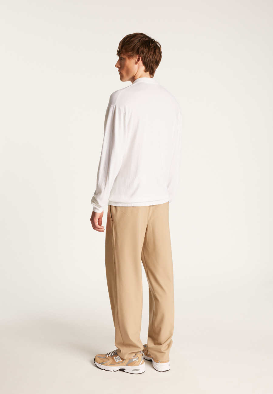 Technical wool polo shirt - Thibaud