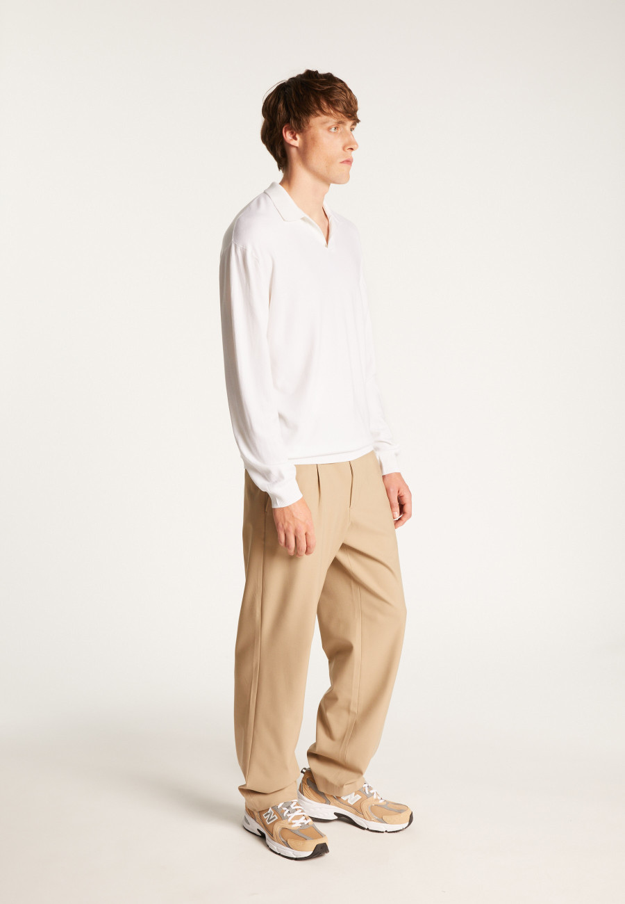 Polo en laine mélangée - Thibaud