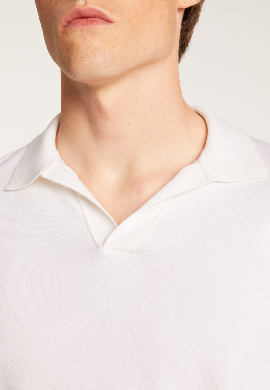 Technical wool polo shirt - Thibaud