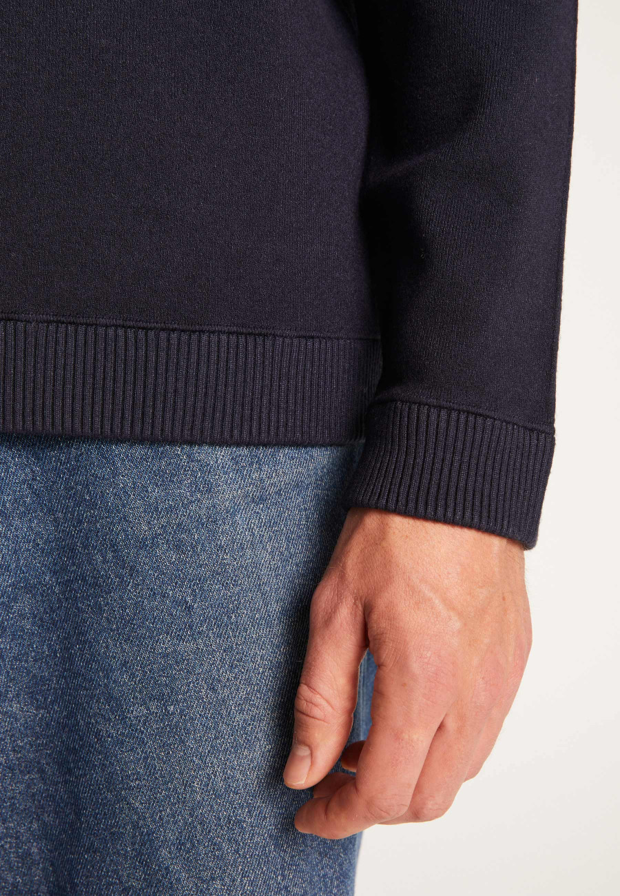 Technical wool logo sweater - Thimothée