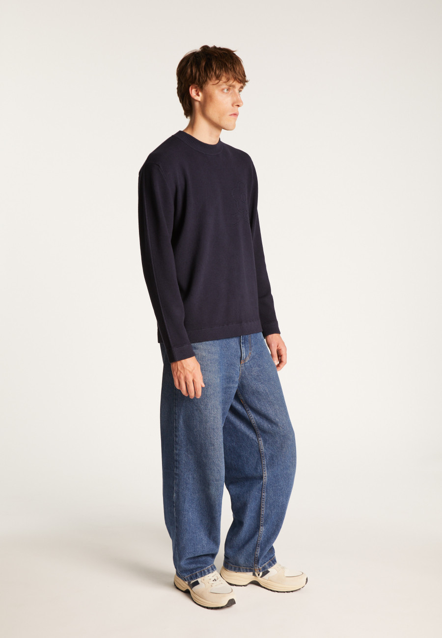 Technical wool logo sweater - Thimothée