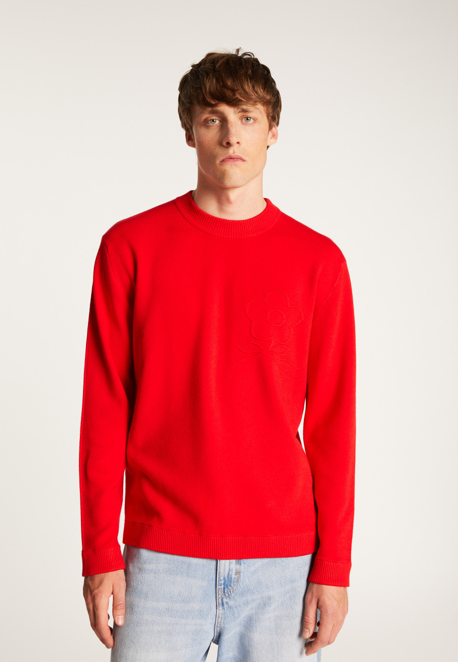 Technical wool logo sweater - Thimothée