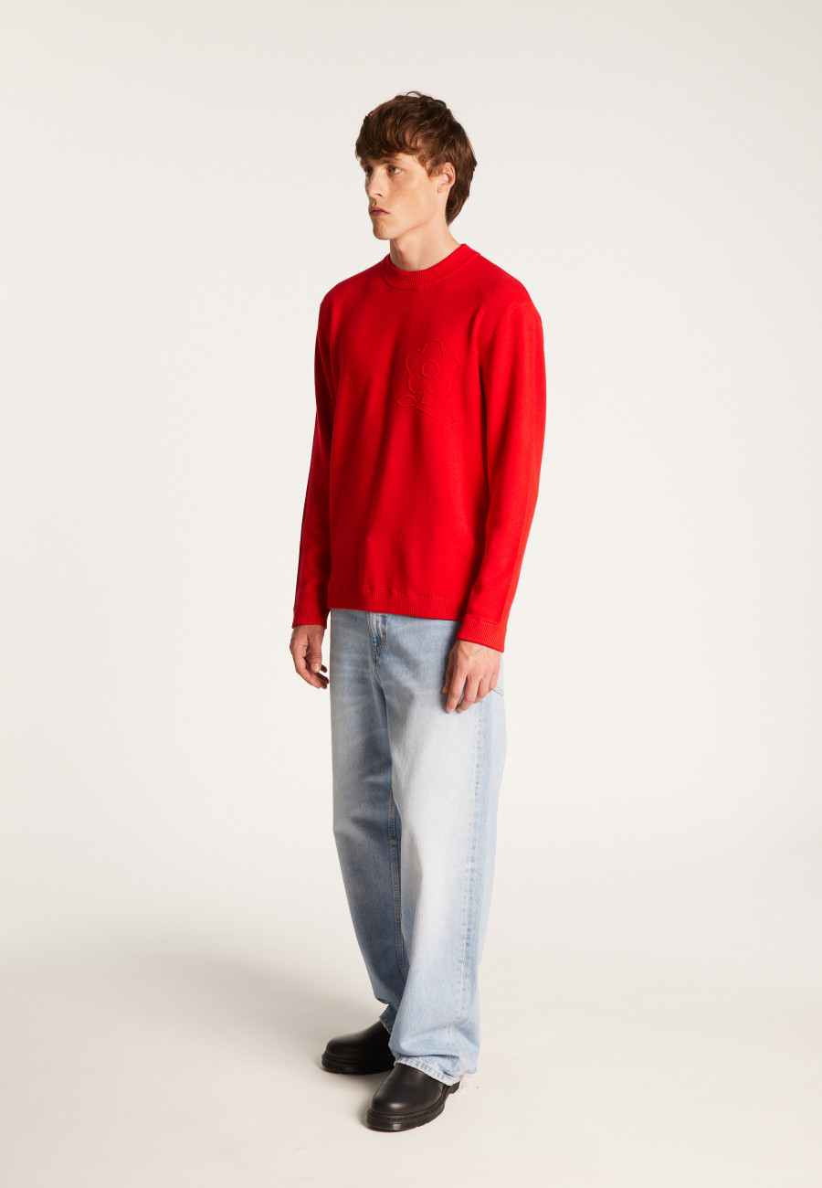 Technical wool logo sweater - Thimothée