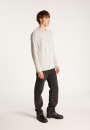 Pull col rond en laine velours  - Tino