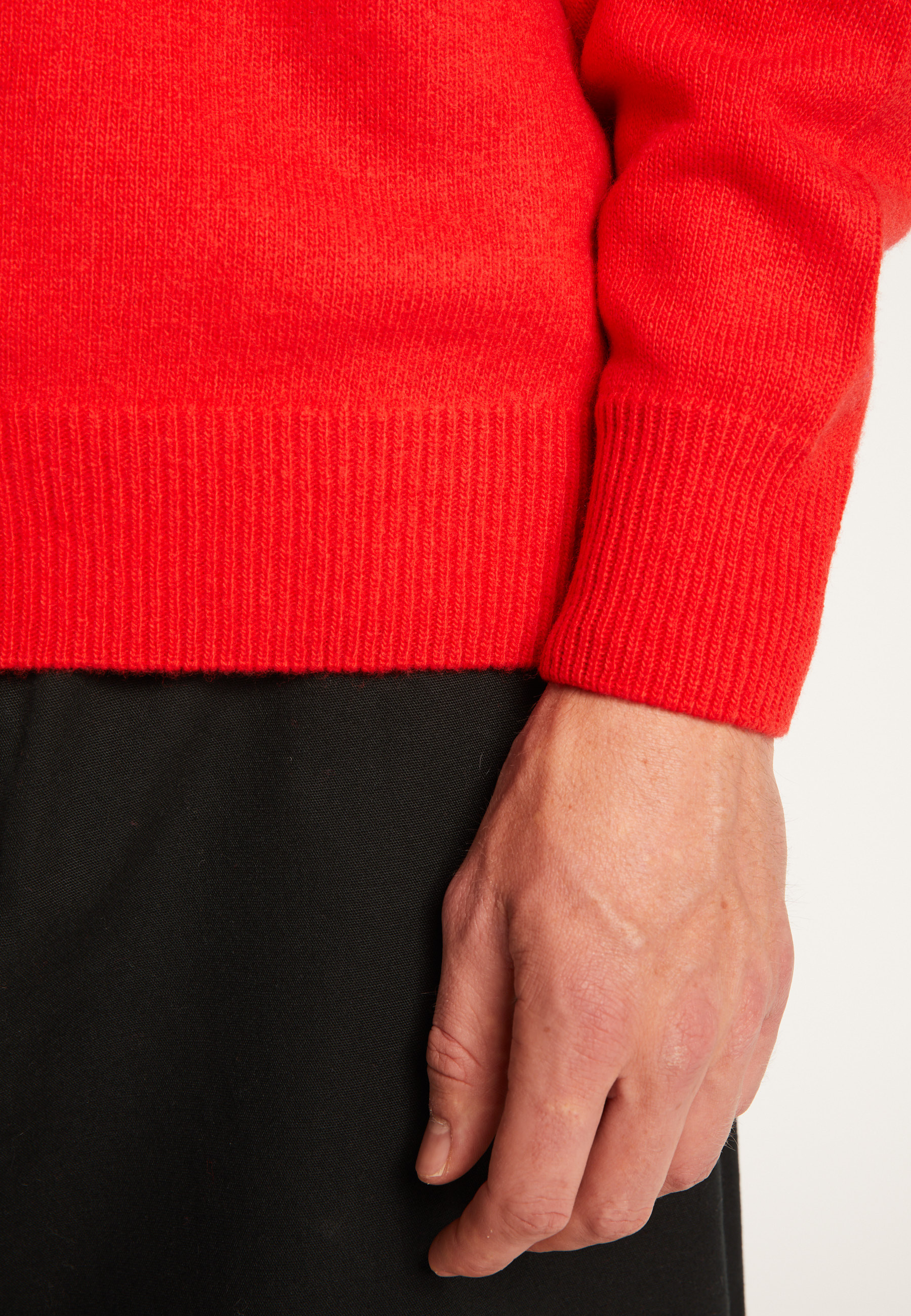 Pull col rond en laine mérinos  - Thomas
