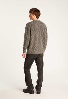Pull col rond en mohair  - Tex