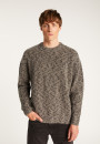 Pull col rond en mohair  - Tex