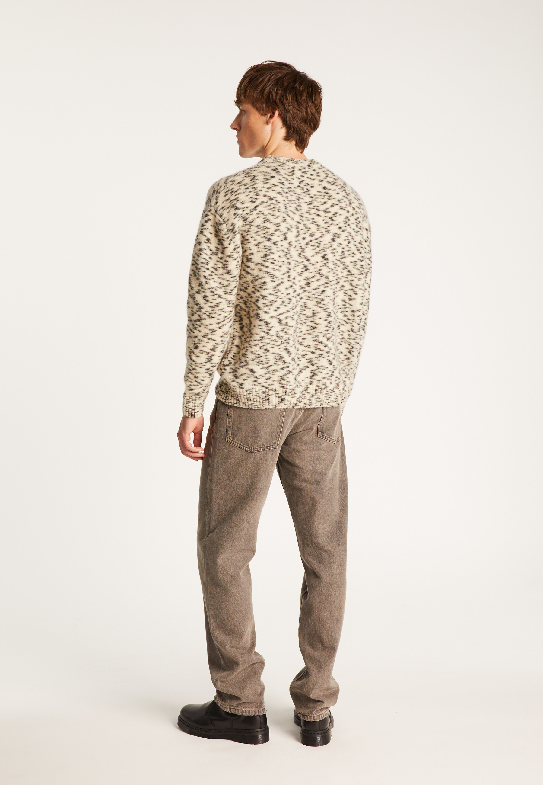 Pull col rond en mohair  - Tex