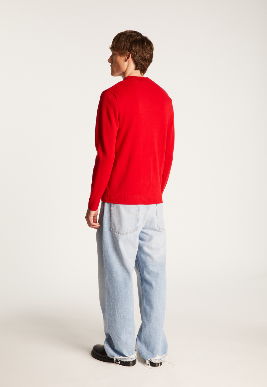 Colete de lã merino com botões - Ezra