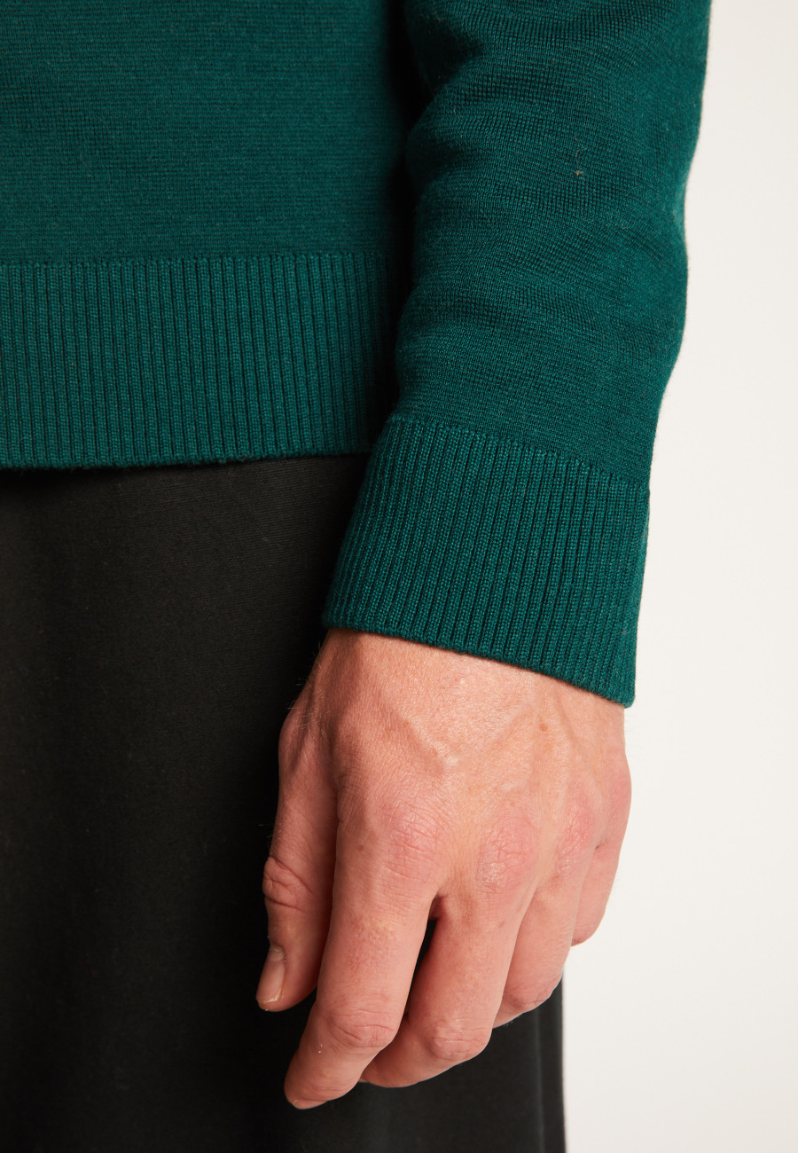 Colete de lã merino com botões - Ezra