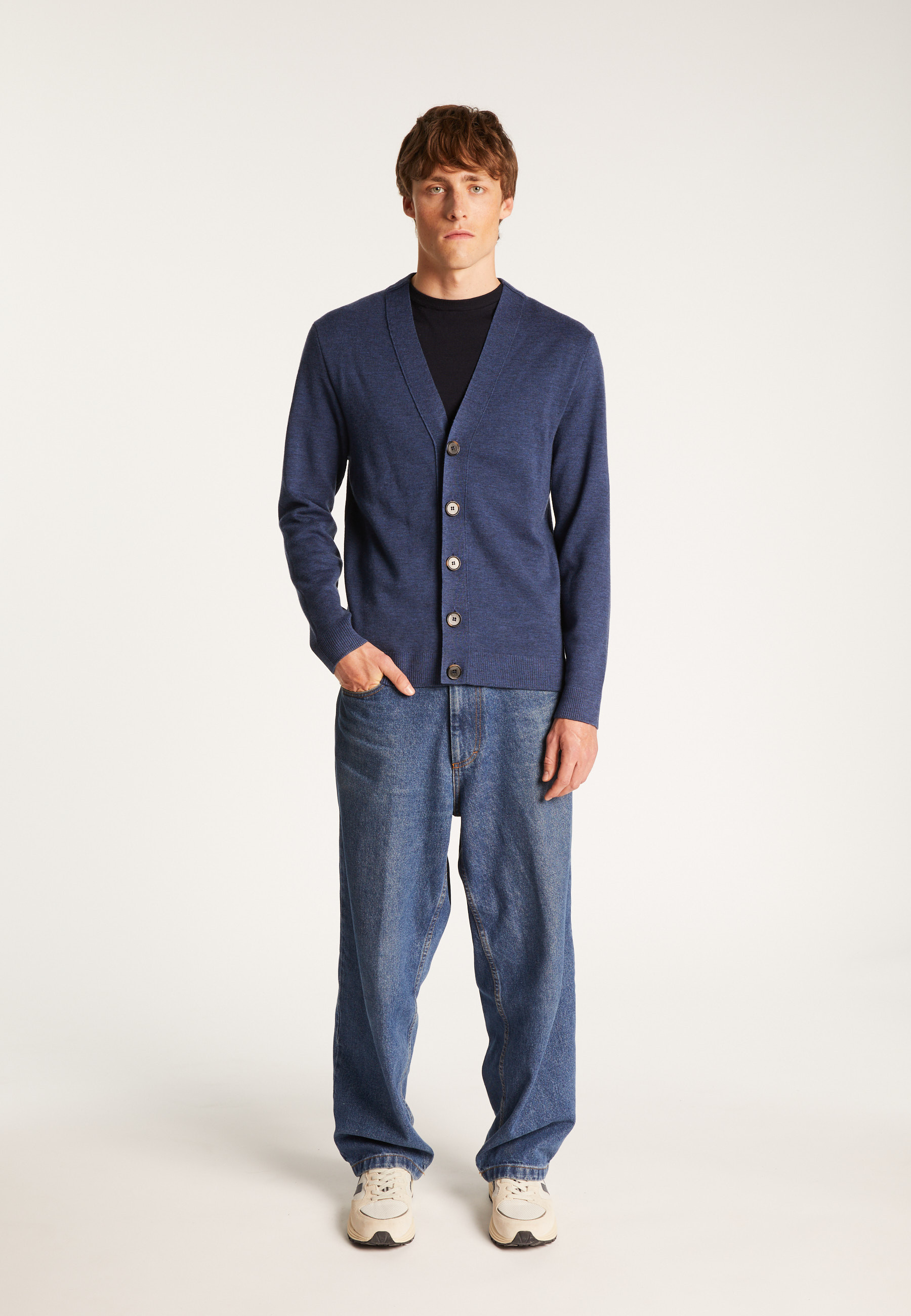 Merino wool buttoned vest - Ezra