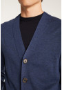 Gilet boutonné en laine mérinos - Ezra