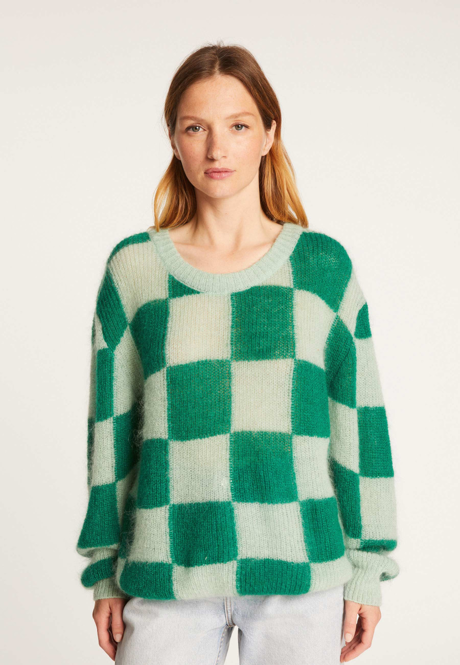 Faça um cacho simples com mohair - Rozana