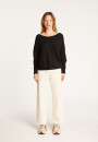 Pull col rond en laine technique - Ruby