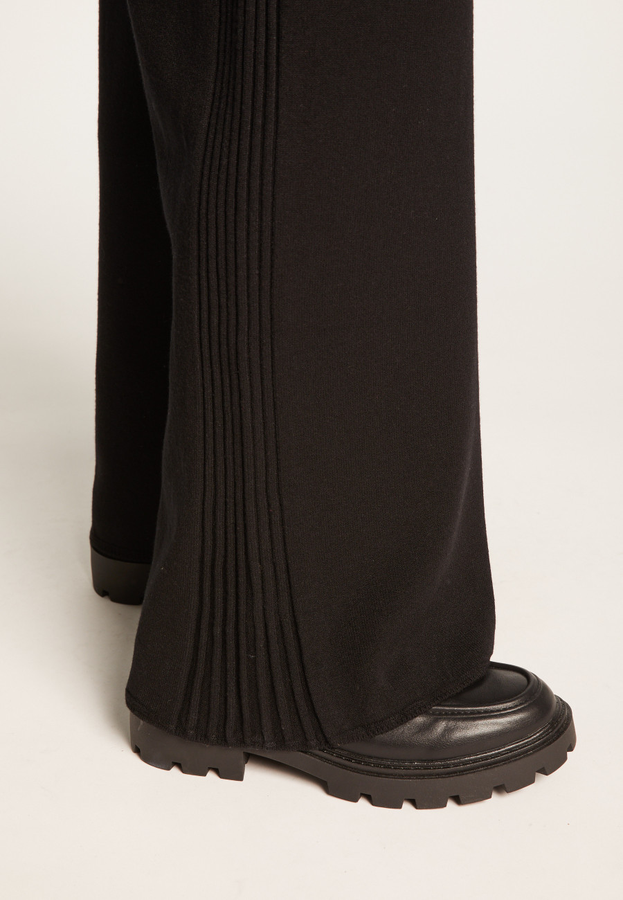 Pantalon en laine mélangée - Rebecca
