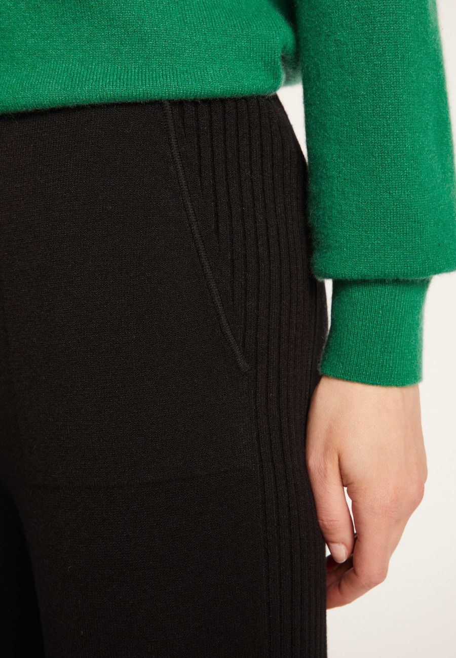 Pantalon en laine mélangée - Rebecca