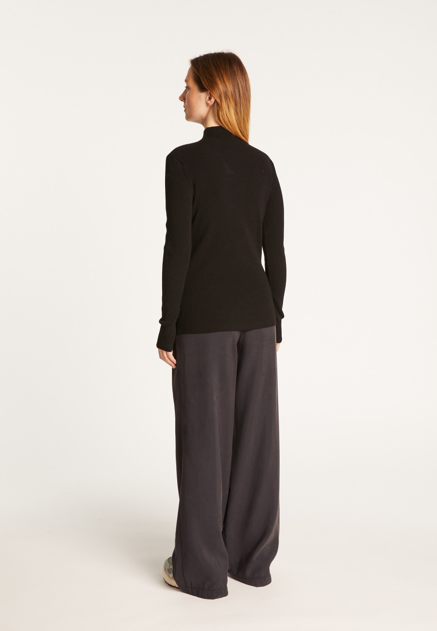 Pull col montant en laine mélangée - Reagan