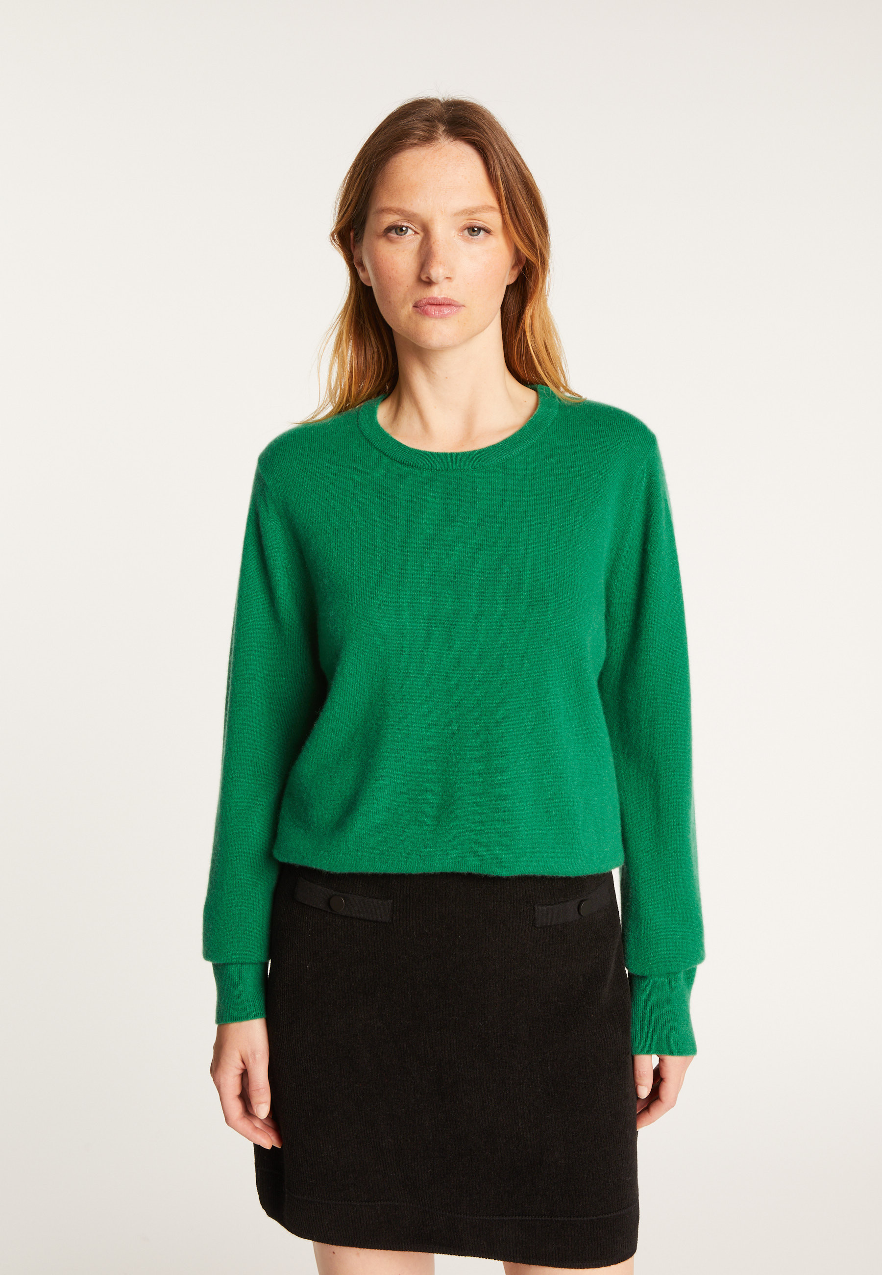 Pull col rond en cachemire - Abeline