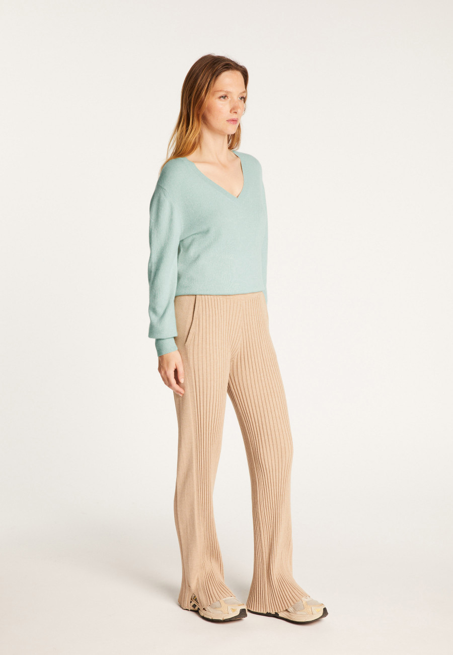 Pantalon en laine mélangée - Carmen