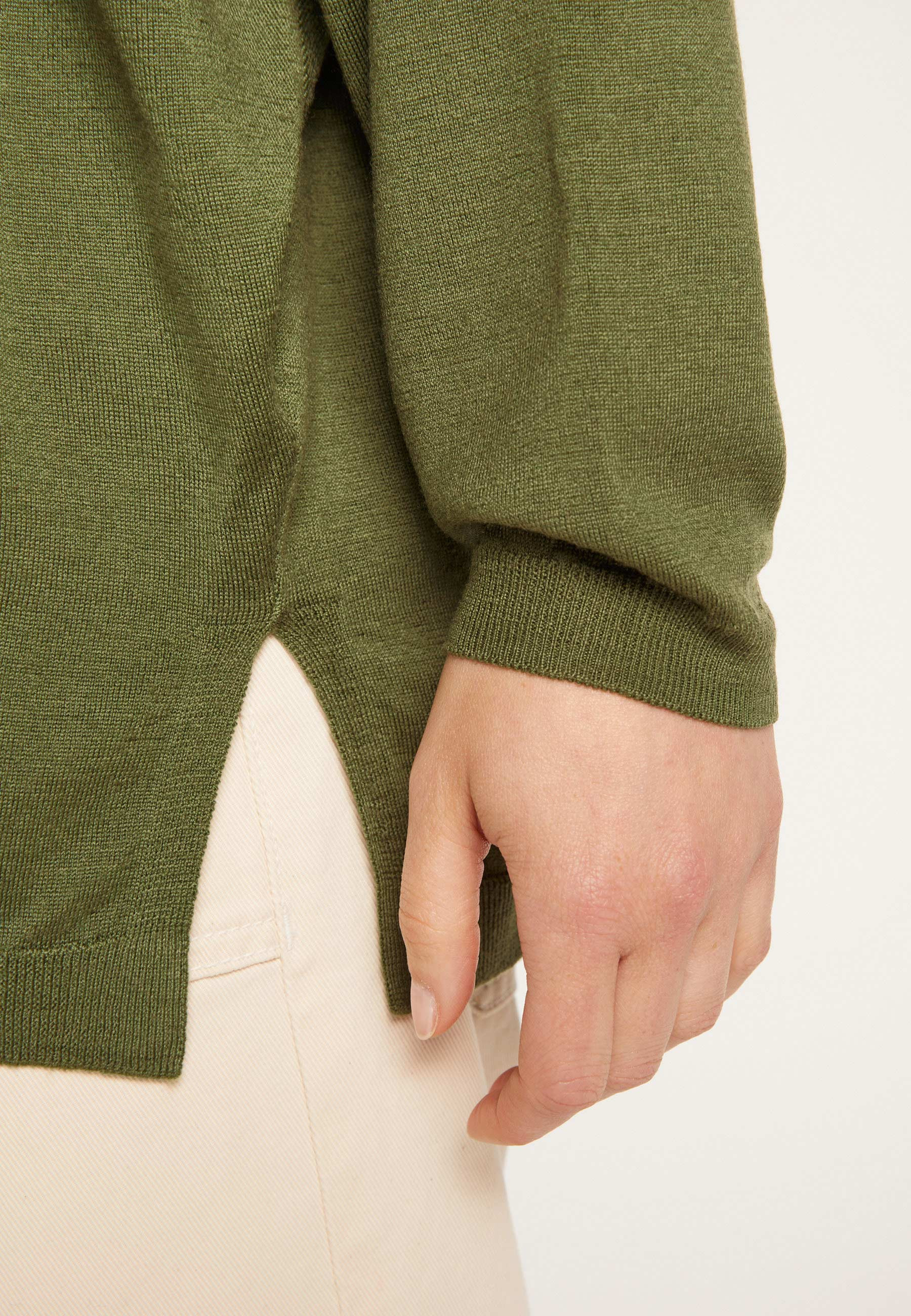 Pull ample fin en laine mérinos - Azel