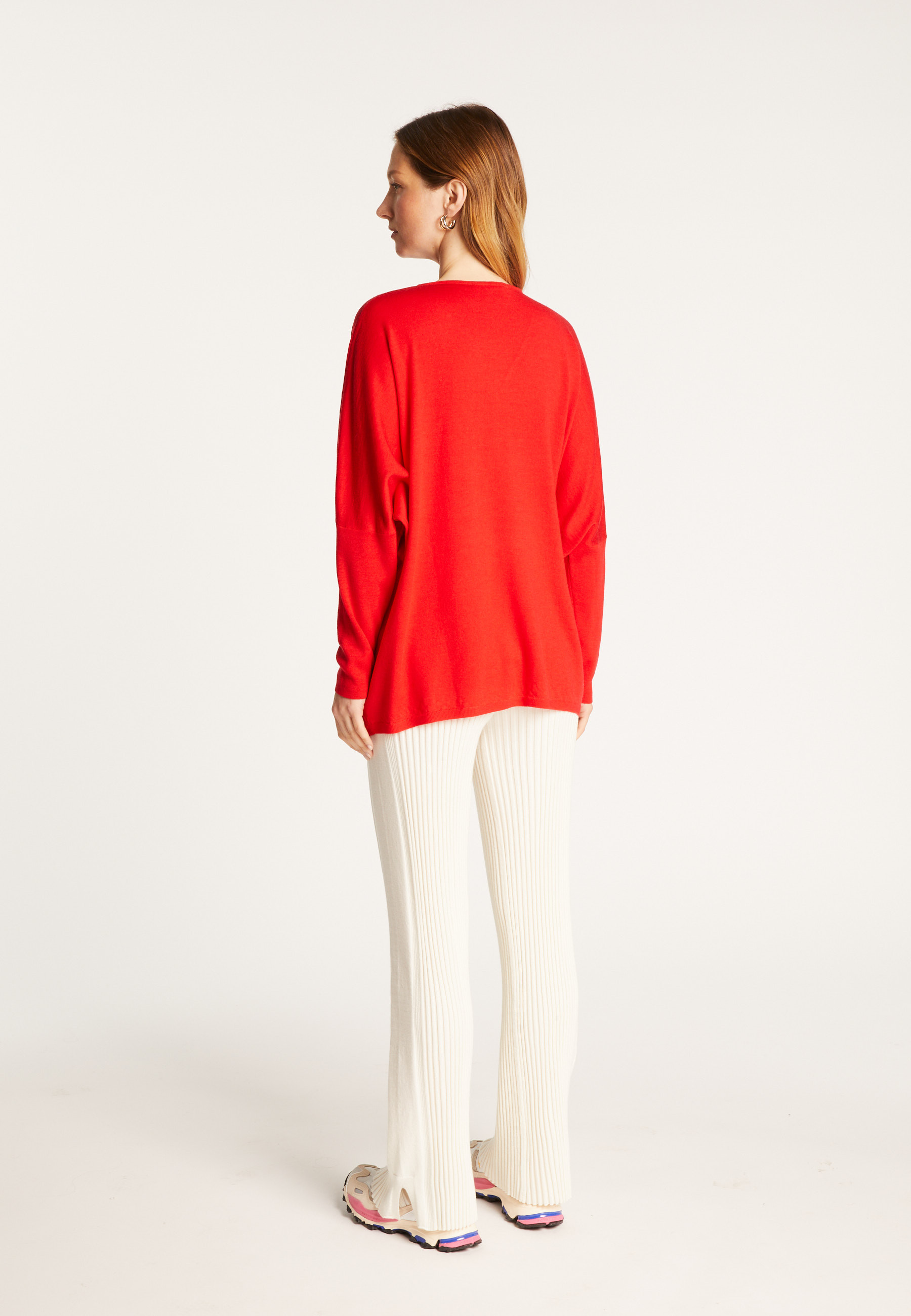 Pull laine manches chauve-souris - Boxe