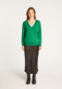 V-neck merino wool sweater - Arya