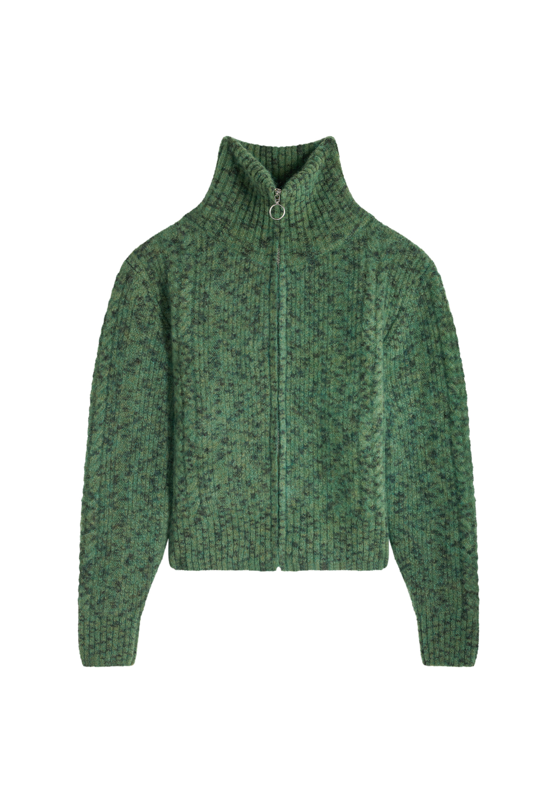Zipped mohair wool jacket - Valentine