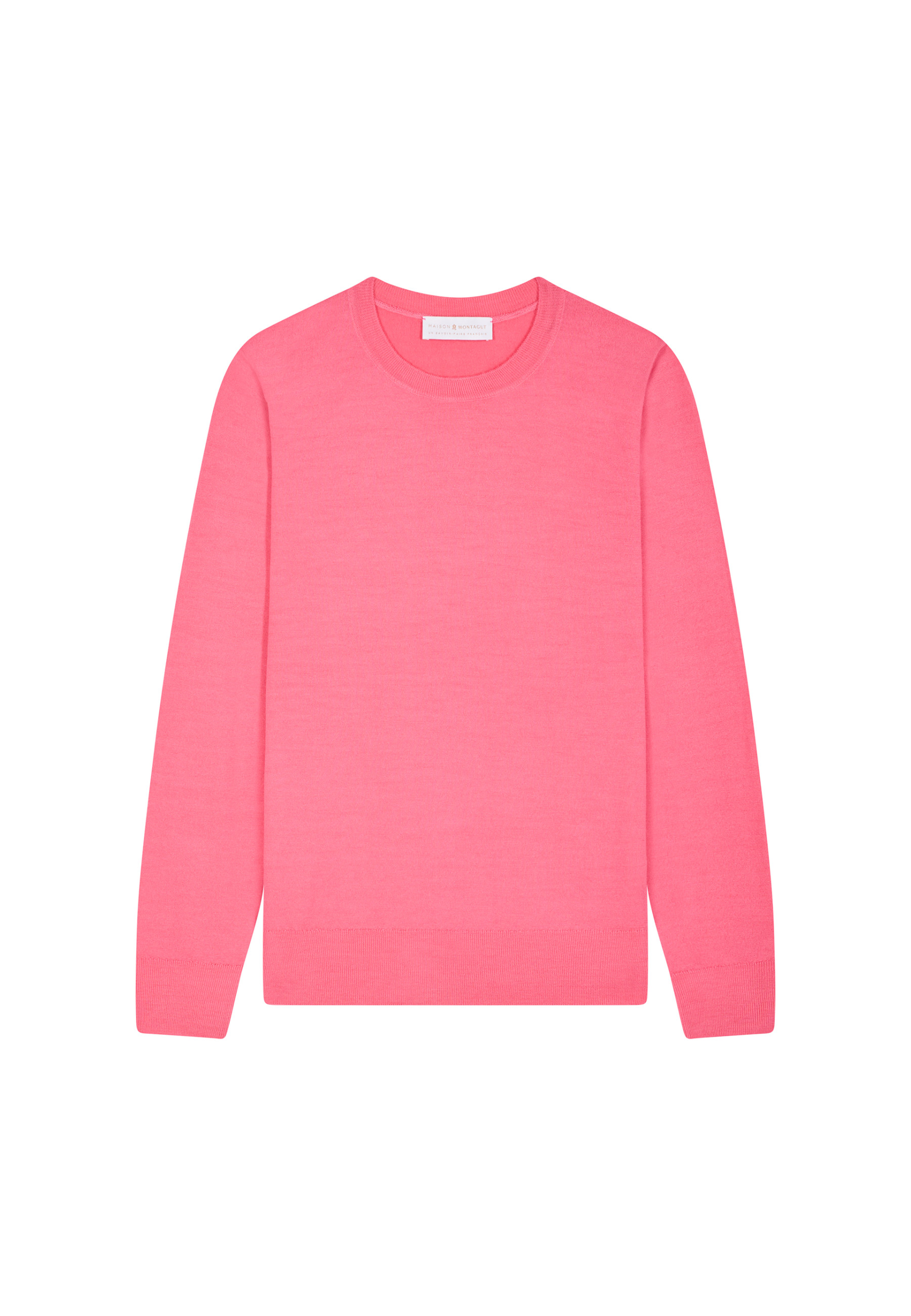 Round neck merino wool sweater - Asena