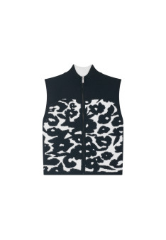 Zipped sleeveless wool jacket - Ruth