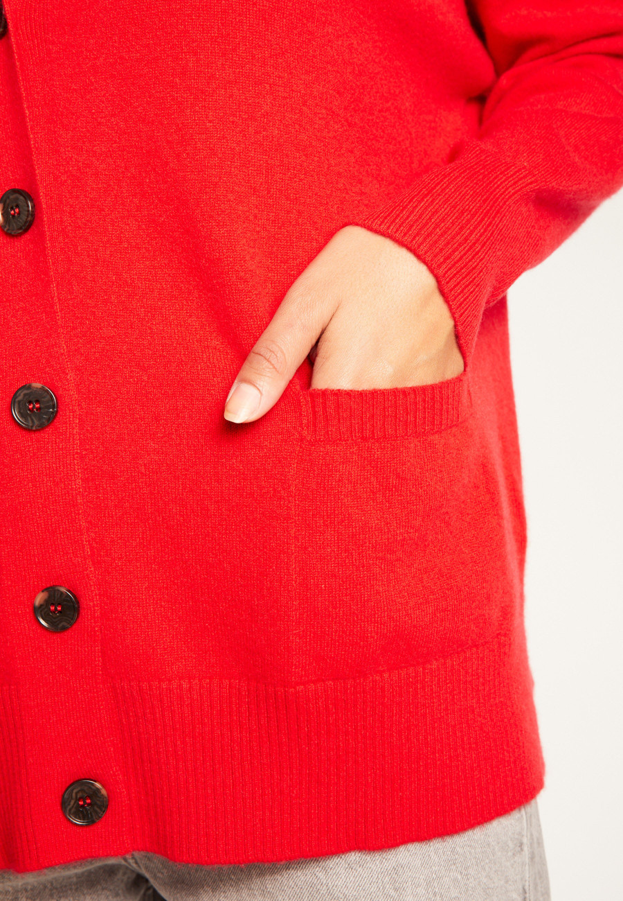 Cardigan de cashmere com botões - Ariel