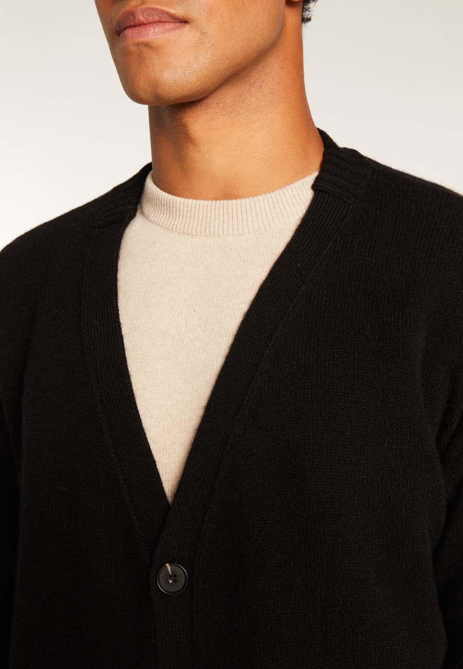 Cardigan de botões em mistura de caxemira - Titouan