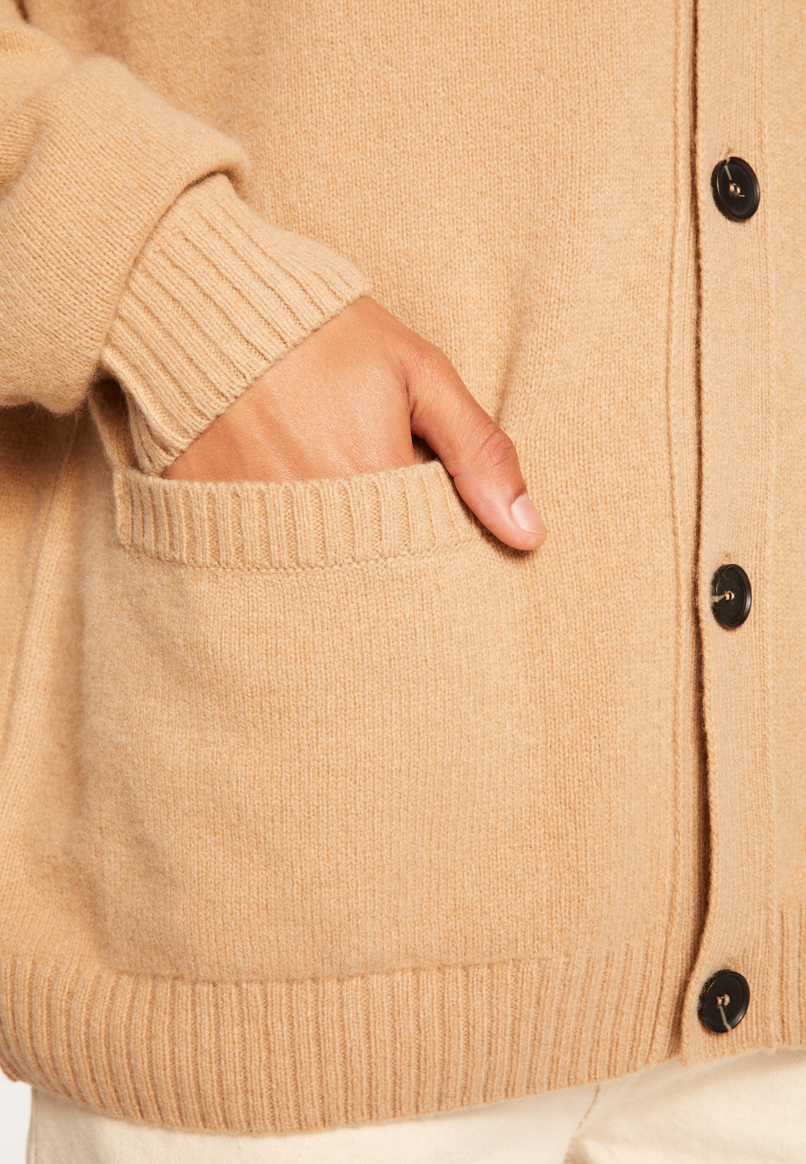 Cardigan de botões em mistura de caxemira - Titouan