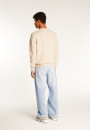 Pull col rond en laine mérinos  - Thomas