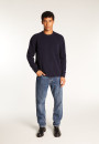 Pull col rond en laine mérinos  - Thomas
