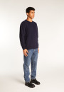 Pull col rond en laine mérinos  - Thomas