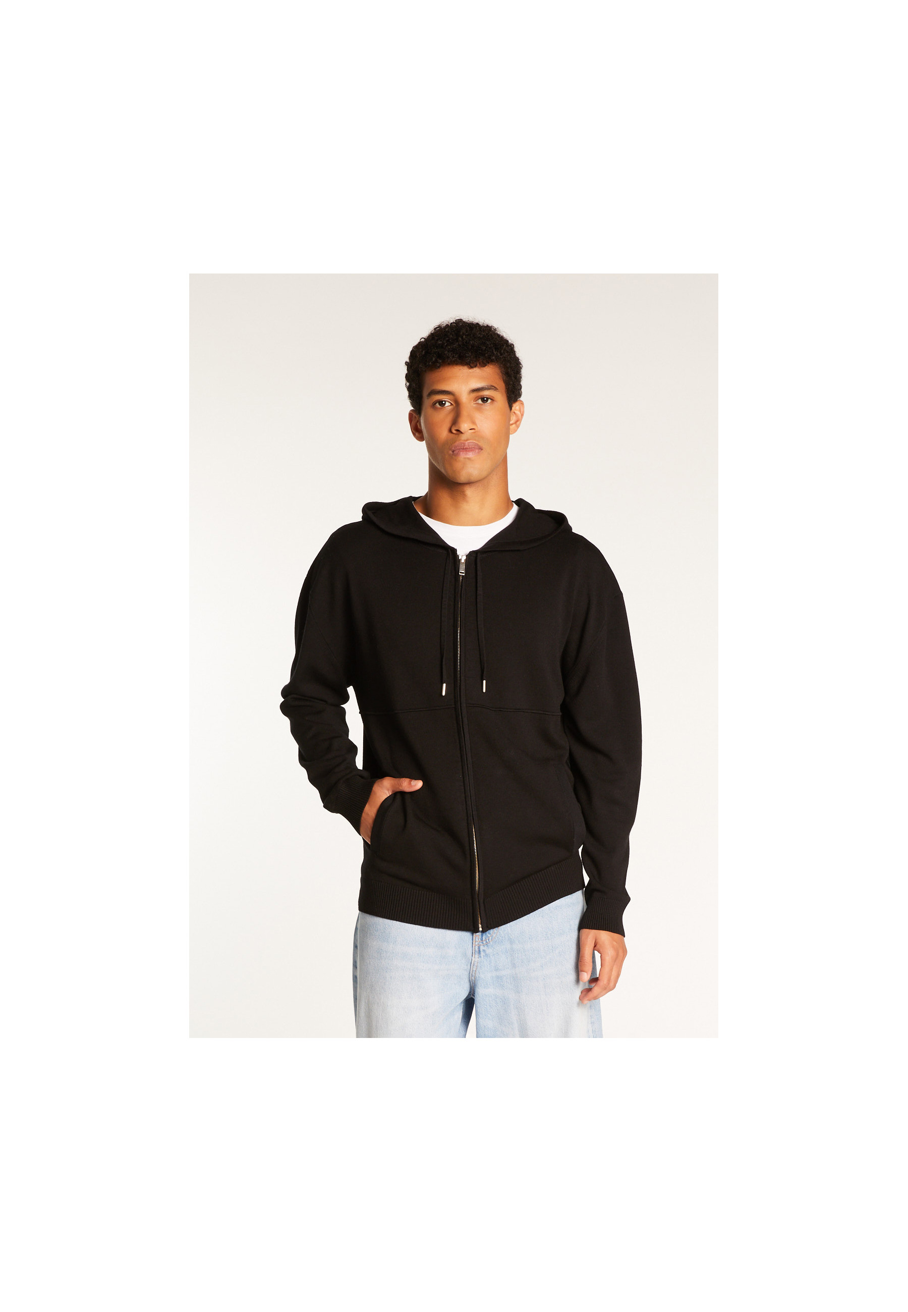 Technical wool hooded vest - Theo