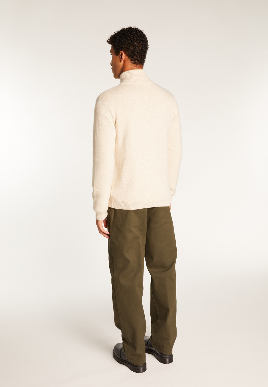 Gilet zippé en cachemire 6 fils - Elysée duo