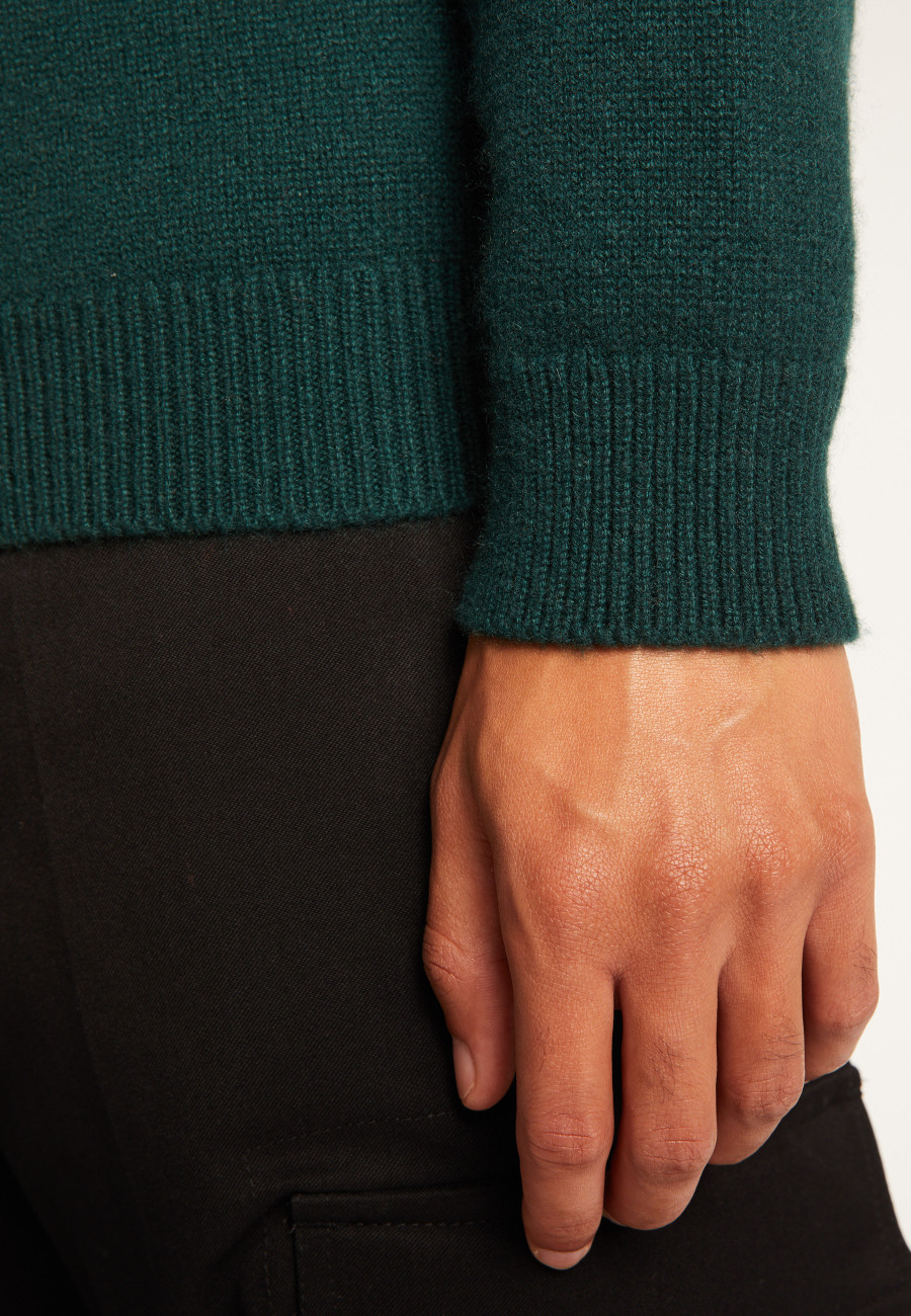 6-ply cashmere trucker sweater - Emiliano duo