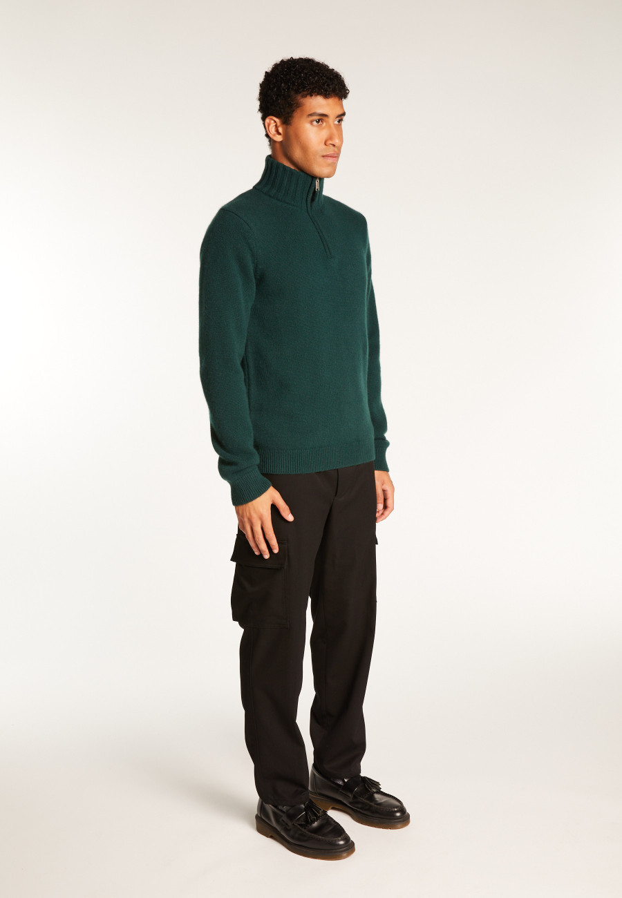 6-ply cashmere trucker sweater - Emiliano duo