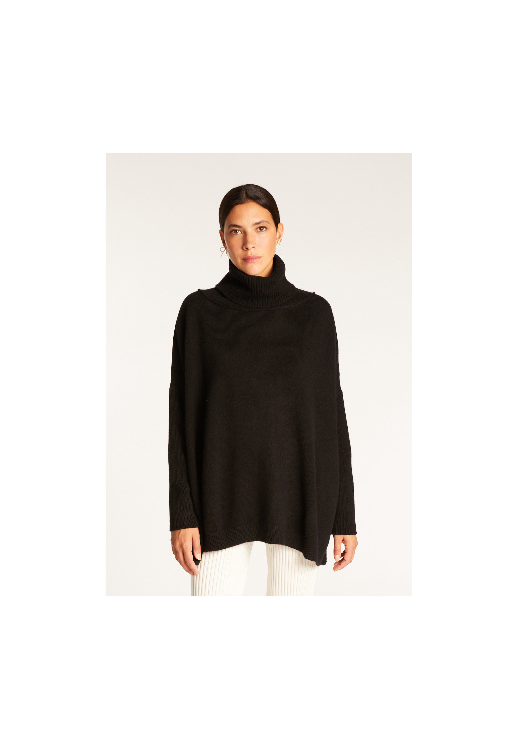 Wool and cashmere turtleneck sweater - Clara