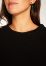 Pull court col rond en cachemire - Vicky