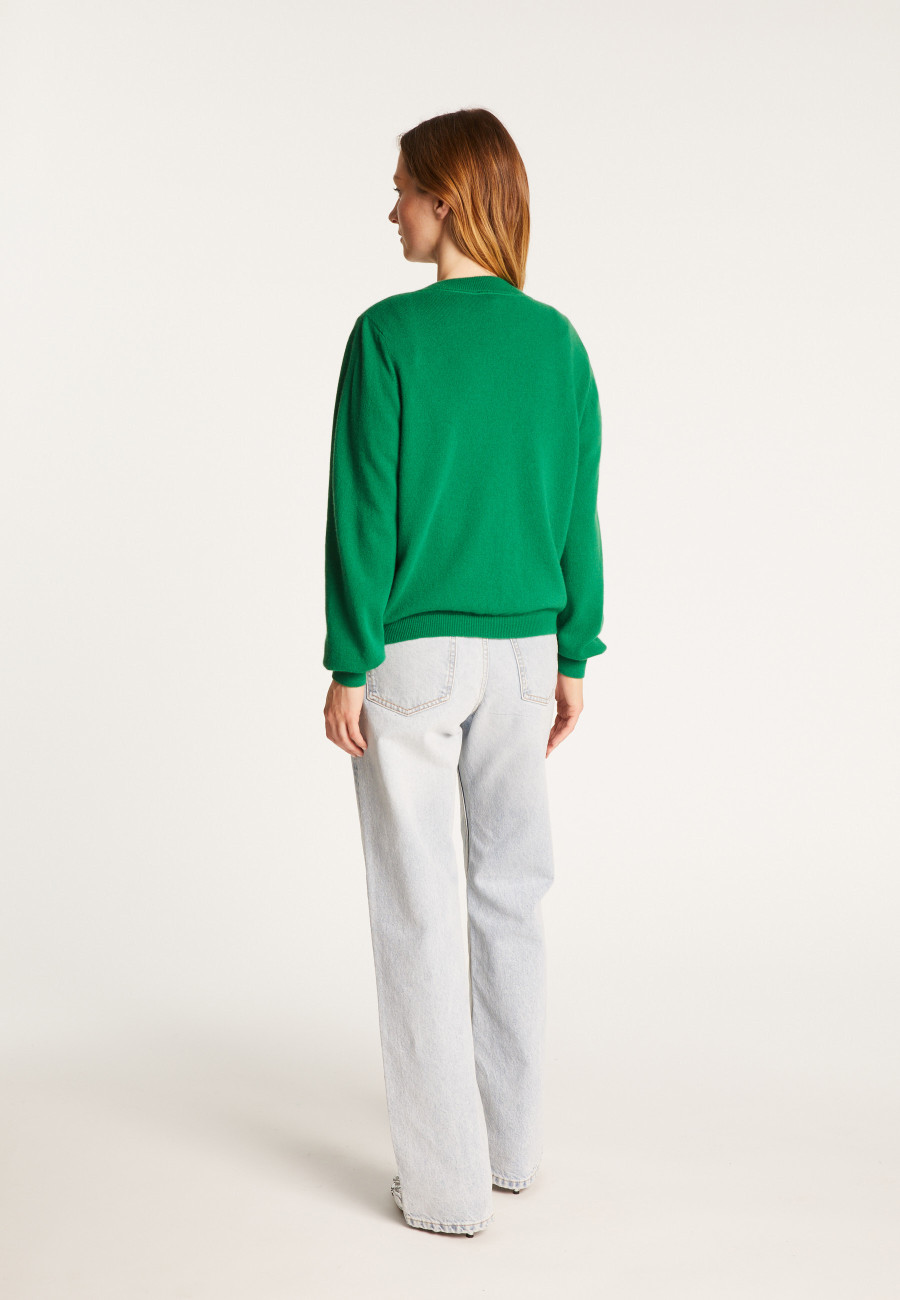 Cardigan de caxemira com botões - Aura