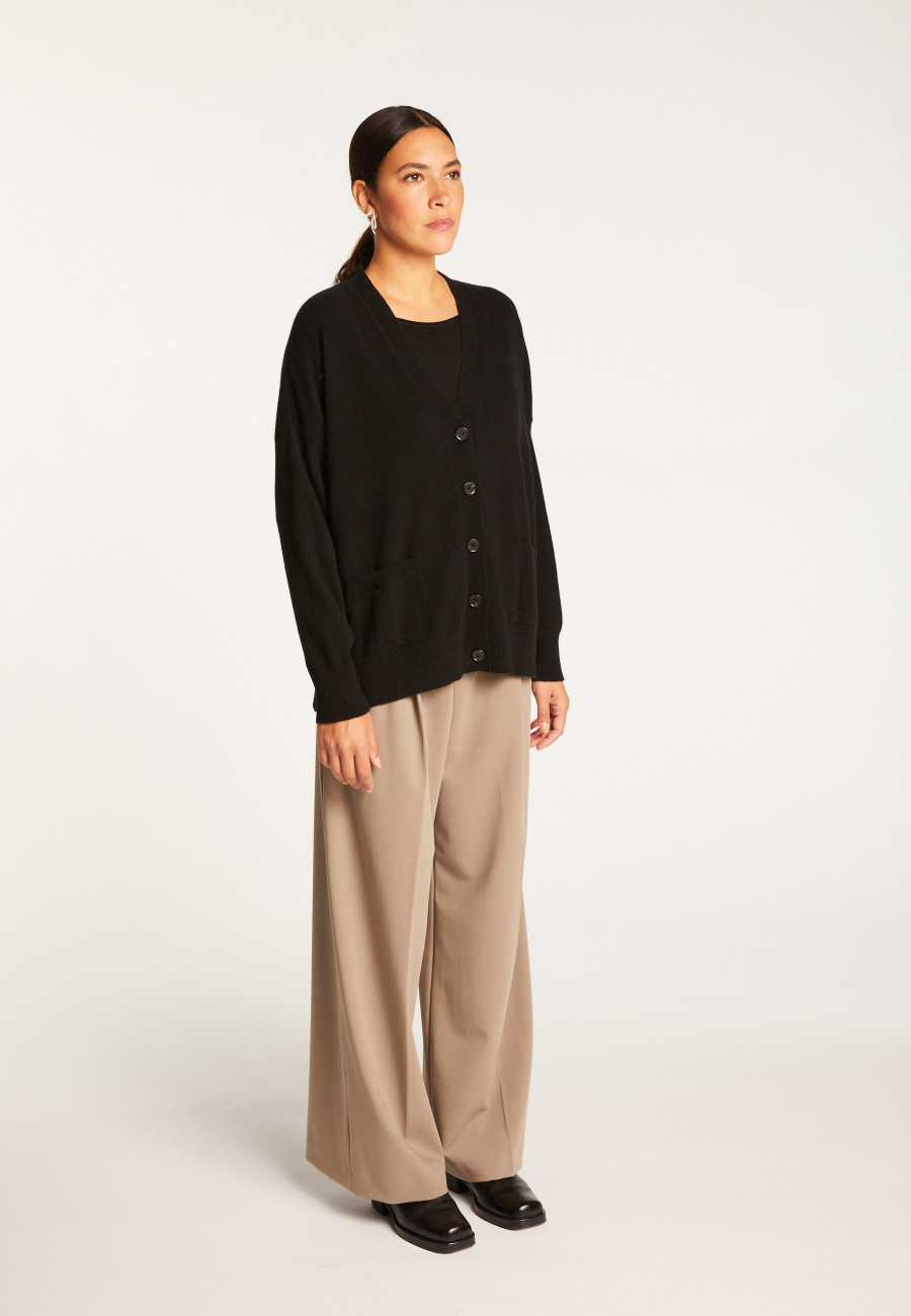 Cardigan de cashmere com botões - Ariel