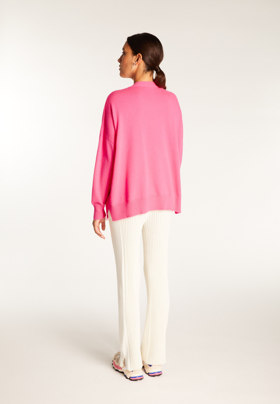 Cardigan de cashmere com botões - Ariel