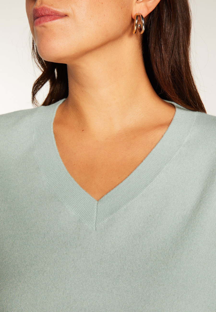 Pull ample à fentes en cachemire - Alienor