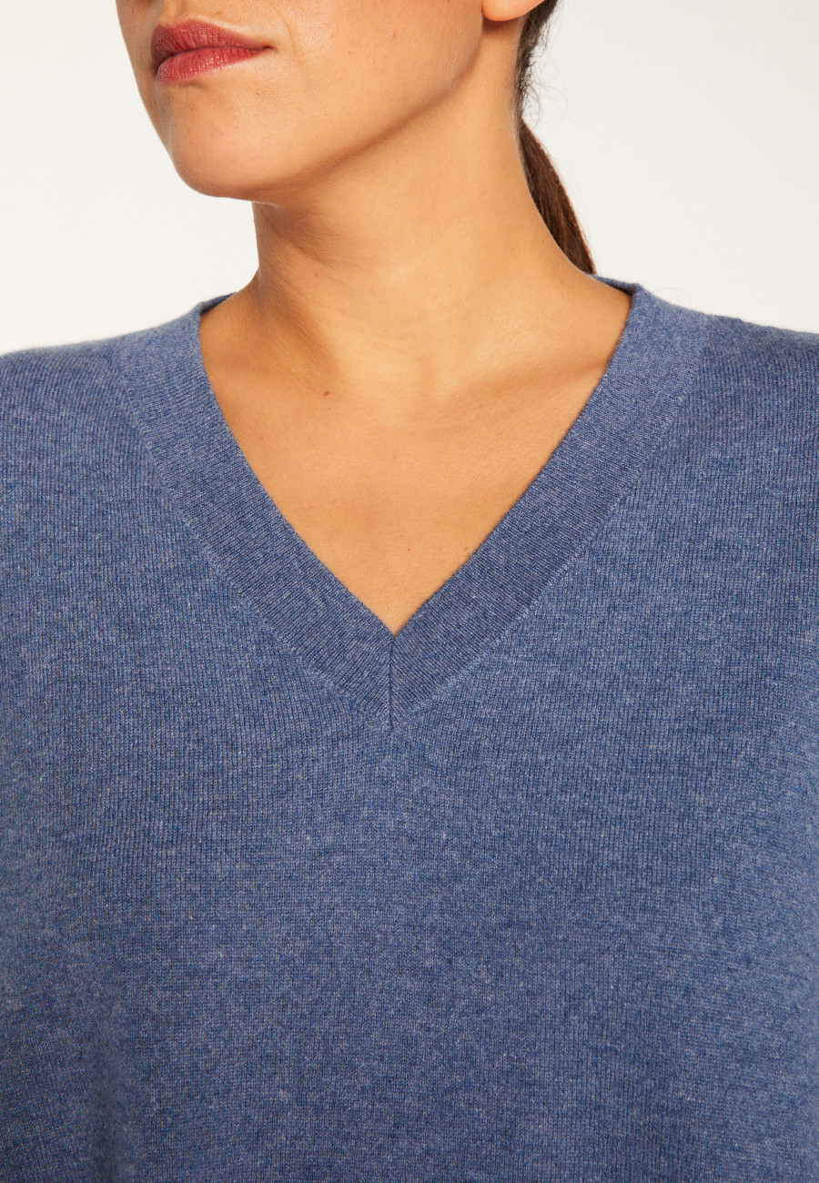 Pull ample à fentes en cachemire - Alienor